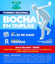 TORNEIO REGIONAL DE BOCHA - DUPLAS