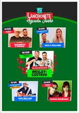 Agenda de Shows na Lanchonete