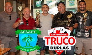 Raimundo e Dorcides são os vencedores do Torneio de Truco