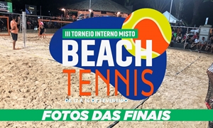 Finais do III Torneio de Beach Tennis