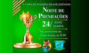 Noite de Premiações Brasileirinhos