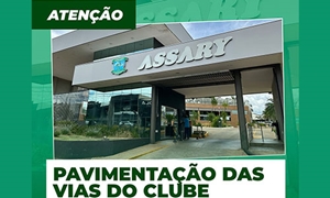 PAVIMENTAÇÃO DAS VIAS DO CLUBE