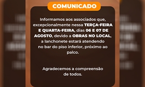 COMUNICADO LANCHONETE